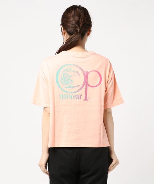 Ocean Pacific（オーシャンパシフィック）の「半袖Tシャツ OP 529507（Tシャツ/カットソー・レディース・ネイビー/オレンジ/ミント・M/L）」の7枚目の写真