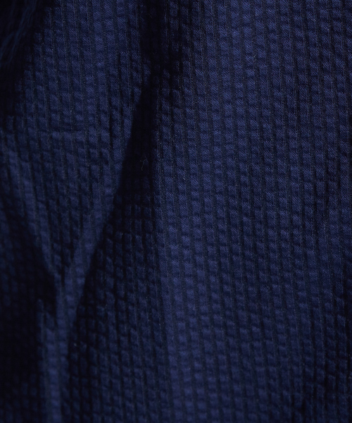 ABAHOUSE(アバハウス)の「【Recency of Mine】36G Silkyサッカージャージーシャツ(シャツ/ブラウス・メンズ・ネイビー/ダークネイビー・46/50/48/44)」の11枚目の写真
