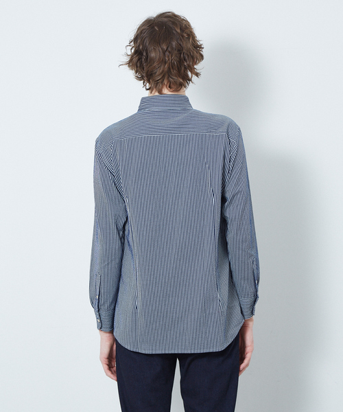 ABAHOUSE(アバハウス)の「【Recency of Mine】36G Silkyサッカージャージーシャツ(シャツ/ブラウス・メンズ・ネイビー/ダークネイビー・46/50/48/44)」の15枚目の写真