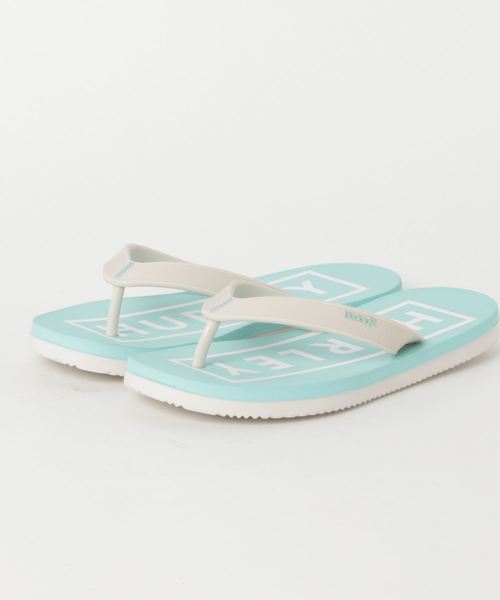 Hurley (ハーレー)の「ビーチサンダル Hurley HRLY OAO BOXED SANDAL CJ5486(サンダル・メンズ・ミント/ブラック×ホワイト・23.0cm/24.0cm)」の1枚目の写真