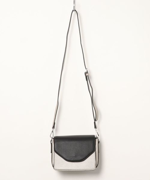 KOBE LETTUCE（コウベレタス）の「替えフラップ付きショルダーミニバッグ（ショルダーバッグ・レディース・ネイビー/シルバー/ブラック/ベージュ・FREE）」の7枚目の写真