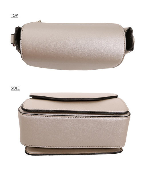 KOBE LETTUCE（コウベレタス）の「替えフラップ付きショルダーミニバッグ（ショルダーバッグ・レディース・ネイビー/シルバー/ブラック/ベージュ・FREE）」の18枚目の写真