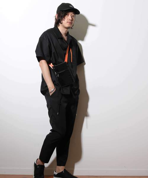 YARD PLUS(ヤードプリュス)の「【MB LABO×YARD PLUS】 ジップシャツジャケット(シャツ/ブラウス・メンズ・ブラック・LARGE/MEDIUM)」の2枚目の写真