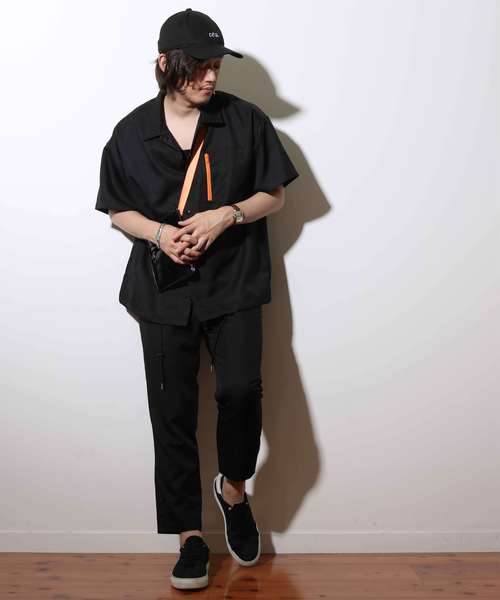 YARD PLUS(ヤードプリュス)の「【MB LABO×YARD PLUS】 ジップシャツジャケット(シャツ/ブラウス・メンズ・ブラック・LARGE/MEDIUM)」の8枚目の写真