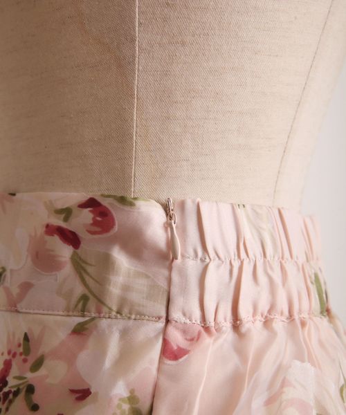 tocco closet（トッコ　クローゼット）の「フラワープリントフレアスカート（スカート・レディース・ピンク/パープル系その他・M）」の13枚目の写真