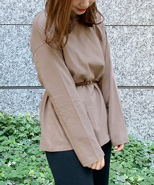 apres jour（アプレジュール）の「ベーシックロングＴシャツ【ZOZOTOWN限定アイテム】（Tシャツ/カットソー・レディース・ダークブラウン/オフホワイト/モカ/ライトベージュ・フリー）」の14枚目の写真