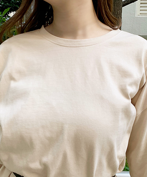 apres jour（アプレジュール）の「ベーシックロングＴシャツ【ZOZOTOWN限定アイテム】（Tシャツ/カットソー・レディース・ダークブラウン/オフホワイト/モカ/ライトベージュ・フリー）」の19枚目の写真