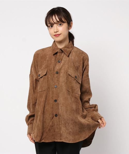 KOBE LETTUCE（コウベレタス）の「コーデュロイCPOシャツ