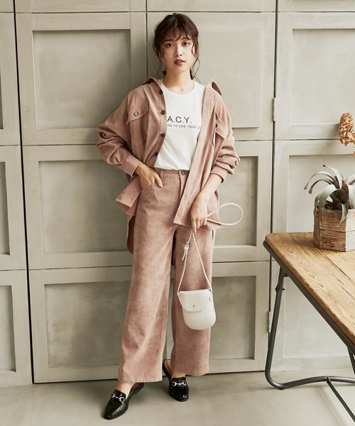 KOBE LETTUCE（コウベレタス）の「コーデュロイCPOシャツ