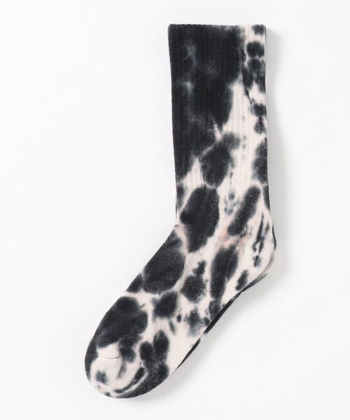 Fun & Daily（ファンアンドデイリー）の「F&D : タイダイソックス（ソックス/靴下・メンズ・ネイビー/グレー/グリーン/ワインレッド/イエロー/ライトグリーン・FREE）」の2枚目の写真