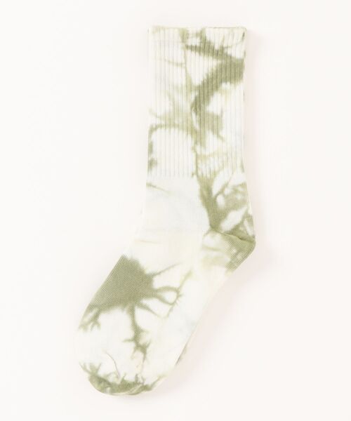 Fun & Daily（ファンアンドデイリー）の「F&D : タイダイソックス（ソックス/靴下・メンズ・ネイビー/グレー/グリーン/ワインレッド/イエロー/ライトグリーン・FREE）」の4枚目の写真