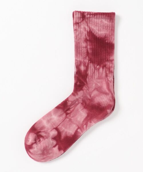 Fun & Daily（ファンアンドデイリー）の「F&D : タイダイソックス（ソックス/靴下・メンズ・ネイビー/グレー/グリーン/ワインレッド/イエロー/ライトグリーン・FREE）」の6枚目の写真