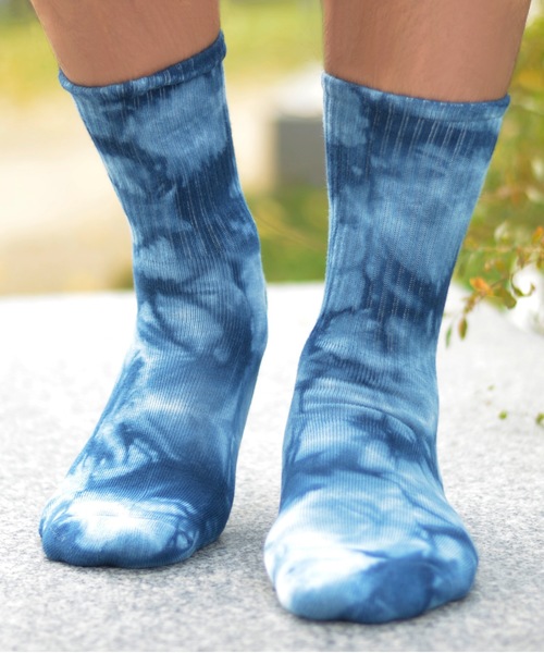 Fun & Daily（ファンアンドデイリー）の「F&D : タイダイソックス（ソックス/靴下・メンズ・ネイビー/グレー/グリーン/ワインレッド/イエロー/ライトグリーン・FREE）」の9枚目の写真