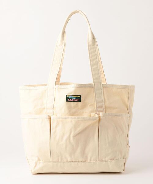 green label relaxing（グリーンレーベルリラクシング）の「[別注][エルエルビーン]L.L.Bean SC PVC MID トートバッグ（トートバッグ・レディース・ベージュ/ネイビー/オフホワイト/オリーブ・FREE）」の10枚目の写真