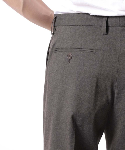 ADAM ET ROPE'(アダムエロペ)の「【Carreman】ワイドスラックス(スラックス・メンズ・ブラック/ブラウン系その他/グレー/イエロー系その他3・S/M/L)」の9枚目の写真