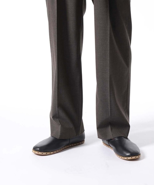 ADAM ET ROPE'(アダムエロペ)の「【Carreman】ワイドスラックス(スラックス・メンズ・ブラック/ブラウン系その他/グレー/イエロー系その他3・S/M/L)」の14枚目の写真