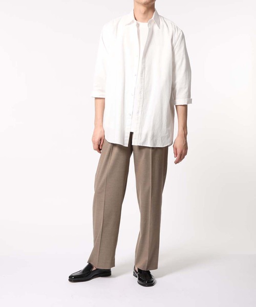 ADAM ET ROPE'(アダムエロペ)の「【Carreman】ワイドスラックス(スラックス・メンズ・ブラック/ブラウン系その他/グレー/イエロー系その他3・S/M/L)」の15枚目の写真