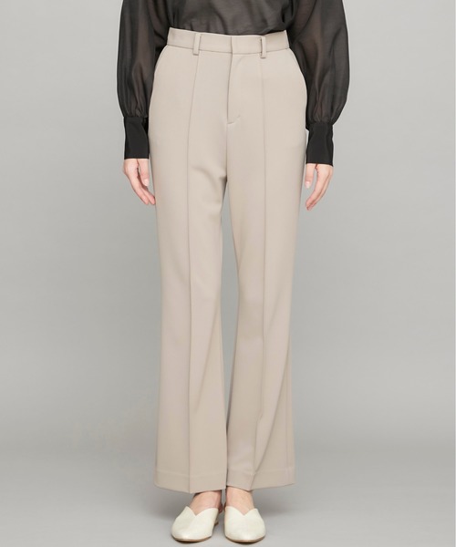 STUDIOUS(ステュディオス)の「【STUDIOUS】ウォッシャブルフレアパンツ(その他パンツ・レディース・ブラック/ベージュ/ダークブラウン・1/2)」の22枚目の写真