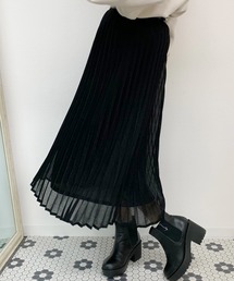 apres jour | プリーツラメクロススカート【ZOZOTOWN限定アイテム】(スカート)