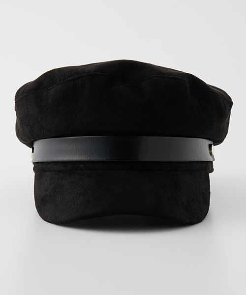 AZUL by moussy（アズールバイマウジー）の「BELT CASQUETTE/ベルトキャスケット（キャスケット・レディース・ブラック/キャメル/ライトベージュ・FREE）」の4枚目の写真