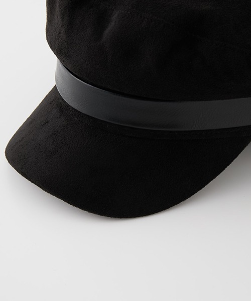 AZUL by moussy（アズールバイマウジー）の「BELT CASQUETTE/ベルトキャスケット（キャスケット・レディース・ブラック/キャメル/ライトベージュ・FREE）」の8枚目の写真