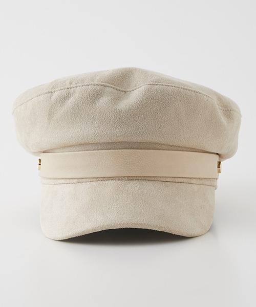 AZUL by moussy（アズールバイマウジー）の「BELT CASQUETTE/ベルトキャスケット（キャスケット・レディース・ブラック/キャメル/ライトベージュ・FREE）」の9枚目の写真