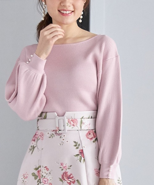 tocco closet（トッコ クローゼット）の「袖口パール付きボリューム 