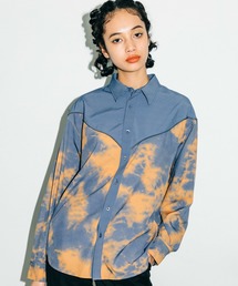 TIE DYE WESTERN SHIRT