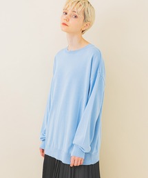 【STUDIOUS】クルーネックハイゲージニット