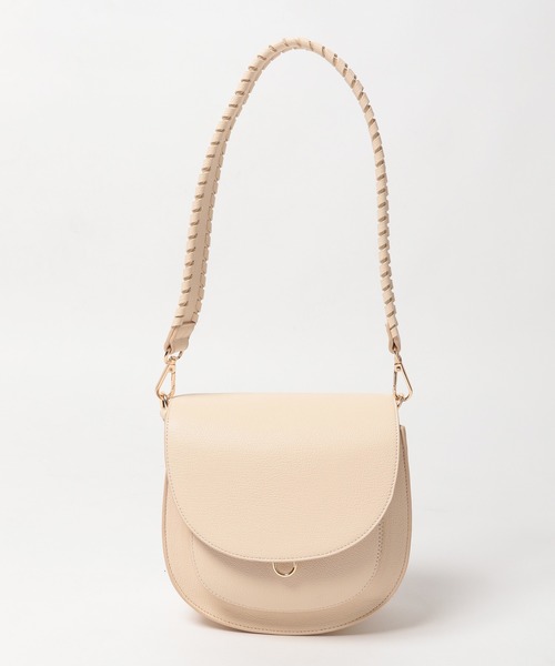 niko and...（ニコアンド）の「オリジナルかがり2WAYショルダーバッグ（ショルダーバッグ・レディース・ブラック/レッド/アイボリー・0）」の4枚目の写真