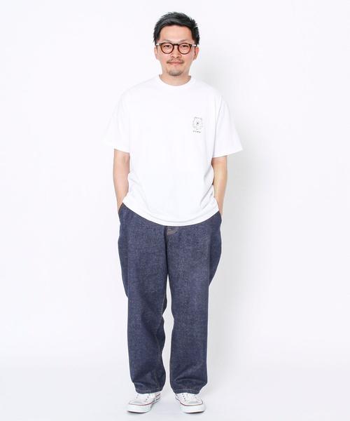 coen（コーエン）の「【女性にもオススメ】コーエンベアプリントTシャツ（Tシャツ/カットソー・メンズ・ホワイト/ベージュ/ライム/ブラック/ネイビー・LARGE/X-LARGE/MEDIUM/SMALL）」の13枚目の写真