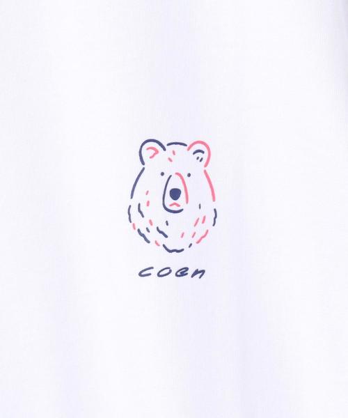 coen（コーエン）の「【女性にもオススメ】コーエンベアプリントTシャツ（Tシャツ/カットソー・メンズ・ホワイト/ベージュ/ライム/ブラック/ネイビー・LARGE/X-LARGE/MEDIUM/SMALL）」の21枚目の写真