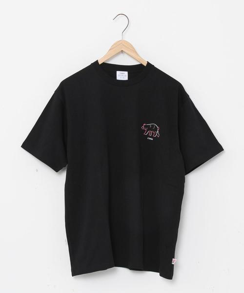 coen（コーエン）の「【女性にもオススメ】コーエンベアプリントTシャツ（Tシャツ/カットソー・メンズ・ホワイト/ベージュ/ライム/ブラック/ネイビー・LARGE/X-LARGE/MEDIUM/SMALL）」の22枚目の写真
