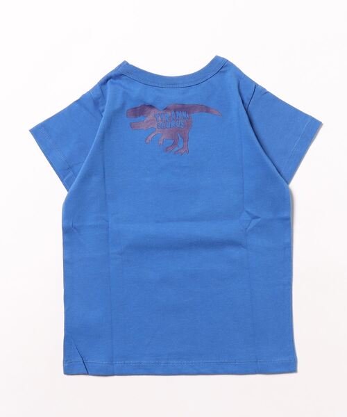 DILASH(ディラッシュ)の「半袖Tシャツ(Tシャツ/カットソー・キッズ・ブルー/オフホワイト・110/80/140/90/100/130)」の3枚目の写真