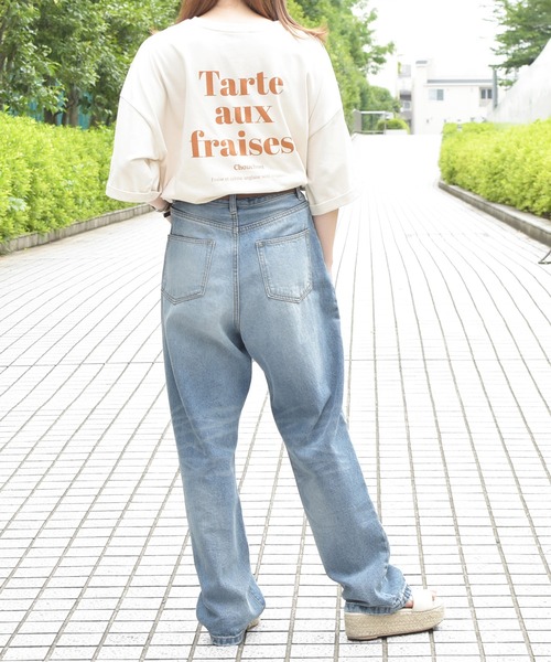 PairPair（ペアペア）の「アソートロールスリーブTシャツ（Tシャツ/カットソー・レディース・ホワイト/オフホワイト/スミクロ/ライトホワイト/アイボリー/ライトブルー・FREE）」の13枚目の写真