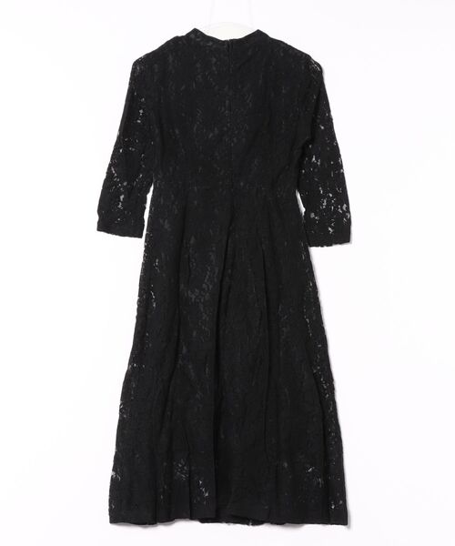 未使用 Lace Ladies レース袖 ロング丈総レース ワンピース ドレス セール】レース袖 ロング丈総レース ワンピース・ドレス（ドレス