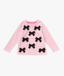 kate spade new york kids（ケイトスペードニューヨーク）の「インファント・トドラー  ボウロングスリーブティー（Tシャツ/カットソー・キッズ）」