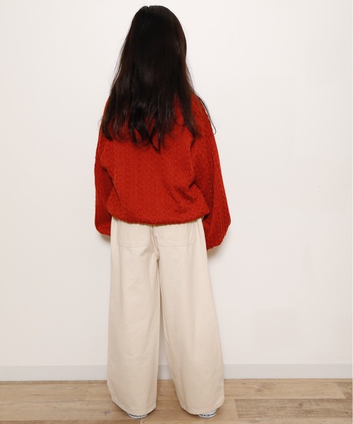 ＆yam（アンドヤム）の「ワイドパンツ（その他パンツ・キッズ・ホワイト/ベージュ/ブルー・120/130/100/110/140/150/160）」の7枚目の写真