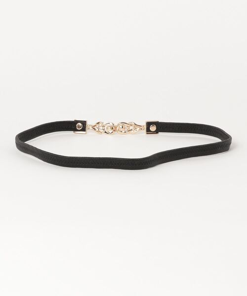 Burner（バーナー）の「【OKUOKU　0909】パール付きバックル　ゴム仕様　ベルト（ベルト・レディース・ダークブラウン/ブラック/ベージュ/ブラウン/レッド/ホワイト/ボルドー/グリーン/ネイビー/パープル/ダークグリーン・FREE）」の12枚目の写真