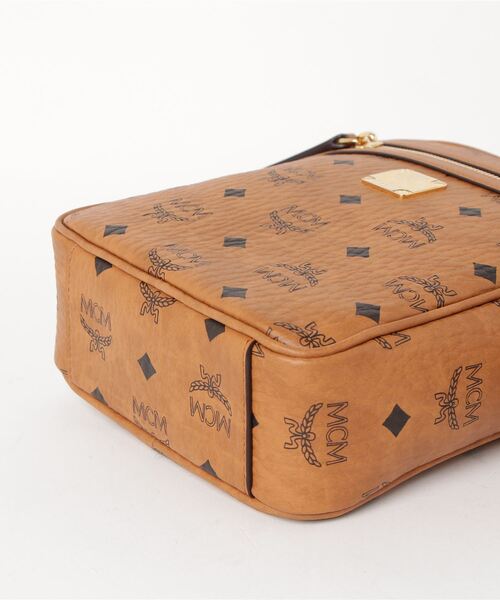 正規品 MCM ボディバッグ ヴィセトス柄 ブラウン レザー クラシック〉クロスボディ - ヴィセトス（ボディバッグ/ウエスト