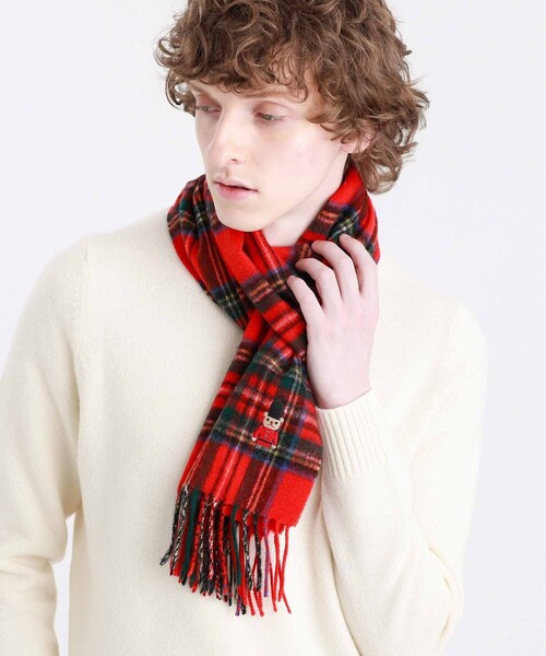 セール Buckingham Bear タータンチェック洗えるカシミヤマフラー ストール ショール Mackintosh Philosophy マッキントッシュ フィロソフィー のファッション通販 Zozotown
