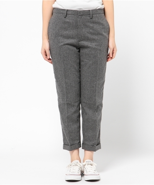 BEAMS BOY（ビームスボーイ）の「BEAMS BOY / フラノスラックス 9分丈（その他パンツ・レディース・グレー/ネイビー・0/1）」の10枚目の写真