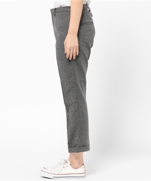 BEAMS BOY（ビームスボーイ）の「BEAMS BOY / フラノスラックス 9分丈（その他パンツ・レディース・グレー/ネイビー・0/1）」の11枚目の写真