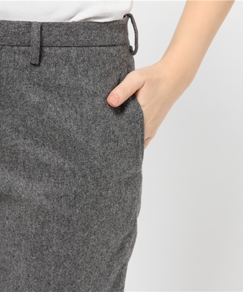 BEAMS BOY（ビームスボーイ）の「BEAMS BOY / フラノスラックス 9分丈（その他パンツ・レディース・グレー/ネイビー・0/1）」の7枚目の写真