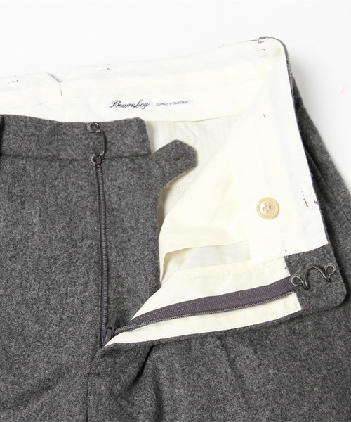 BEAMS BOY（ビームスボーイ）の「BEAMS BOY / フラノスラックス 9分丈（その他パンツ・レディース・グレー/ネイビー・0/1）」の9枚目の写真