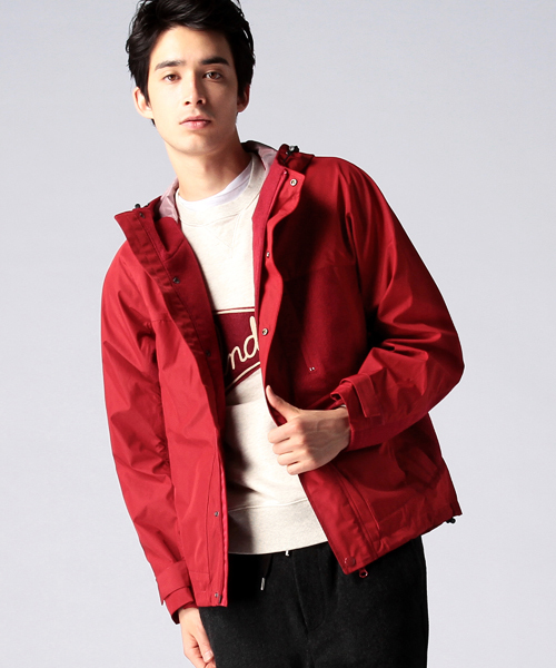 BEAMS(ビームス)の「BEAMS / 切り替え マウンテンパーカー(マウンテンパーカー・メンズ・ブルー/レッド/ブラック・LARGE/SMALL/MEDIUM)」の1枚目の写真