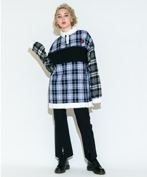 キャンディストリッパー FREAK DINER POLO ポロシャツ ワンピ Candy Stripper（キャンディストリッパー）の「CHECK SWITCHING