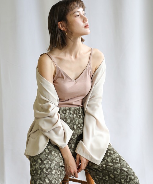 select MOCA(セレクトモカ)の「2021 SS シンプルデザインブラトップ(その他トップス・レディース・ピンク/グリーン/ホワイト/ブラック・FREE)」の9枚目の写真