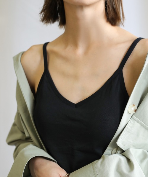 select MOCA(セレクトモカ)の「2021 SS シンプルデザインブラトップ(その他トップス・レディース・ピンク/グリーン/ホワイト/ブラック・FREE)」の14枚目の写真