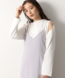 mysty woman | ショルダーホールロンT 938372(Tシャツ/カットソー)